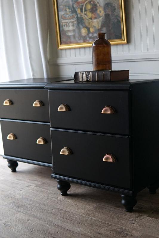 Pair of 2-drawer Nightstands