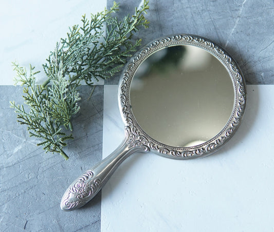 Antique Silver Plated Mirror