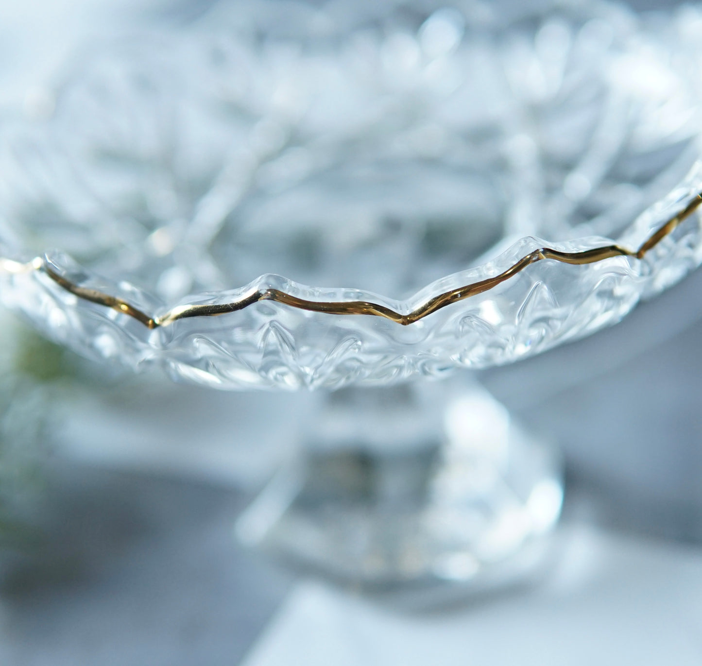 Vintage Crystal Compote