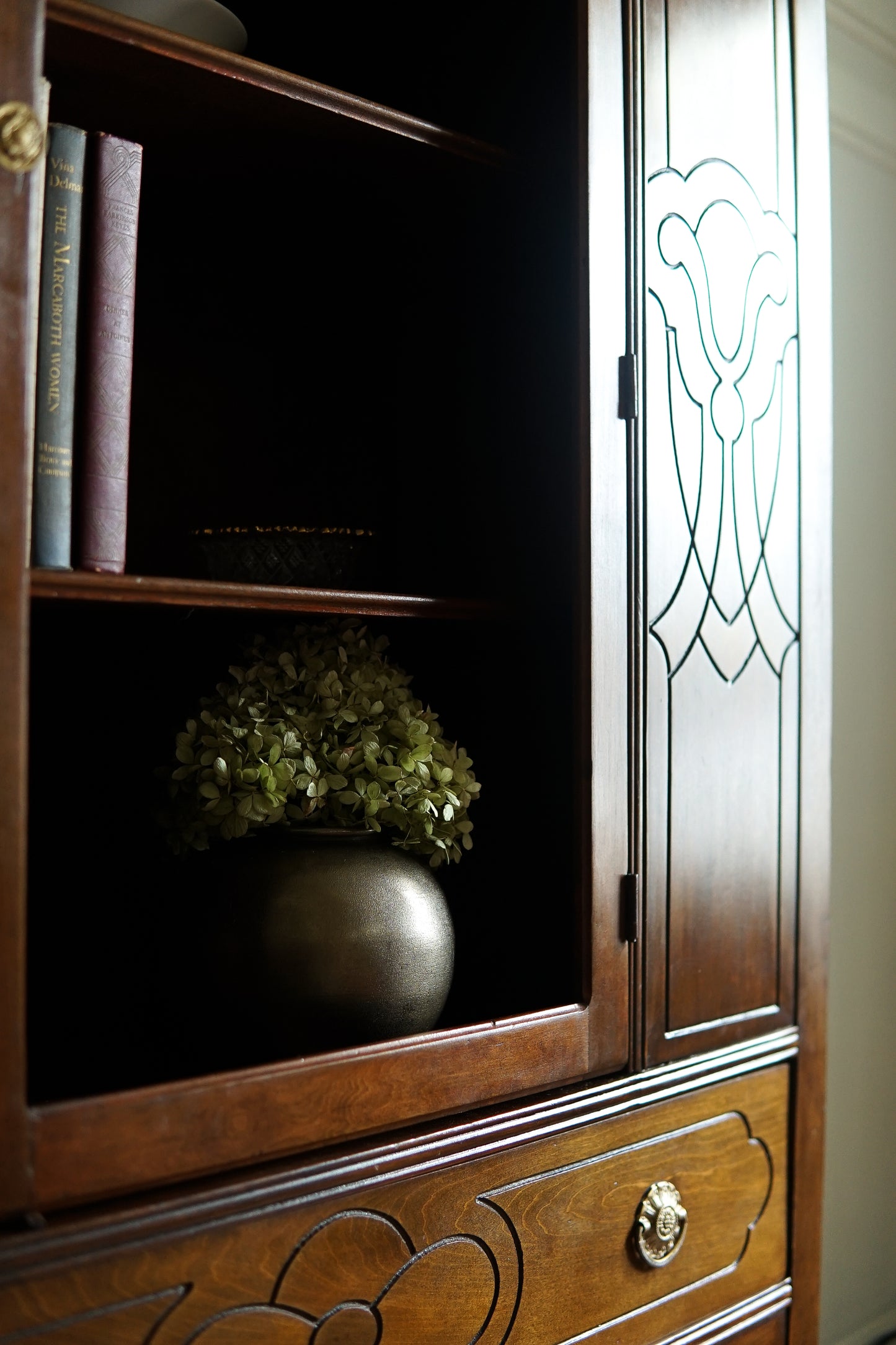 1920s Solid Wood Cabinet