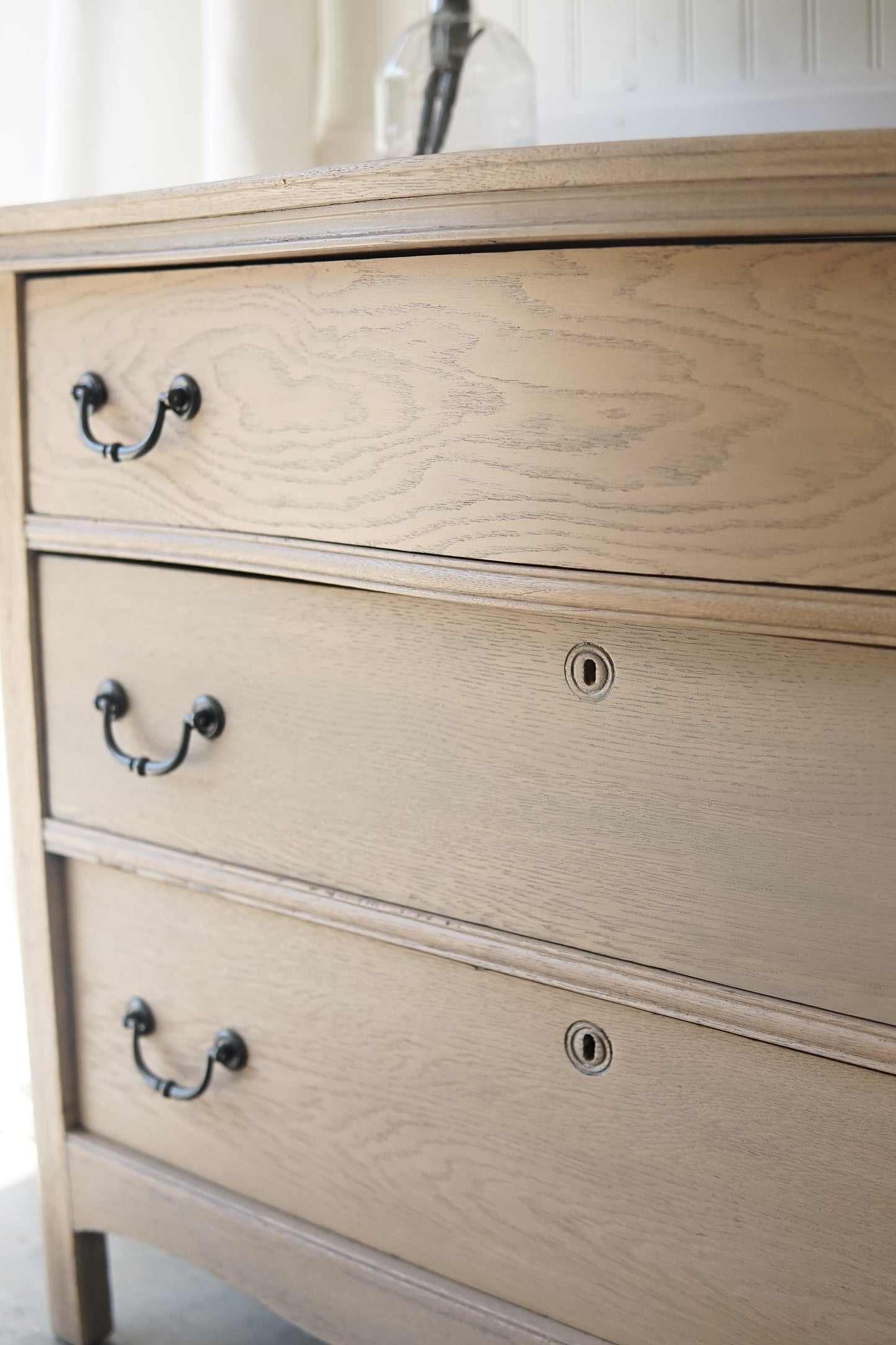 19th Century 3-Drawer Oak Dresser